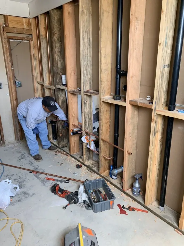 Commercial rough-in plumbing for Water Heater Replacement in Sunset Plaza